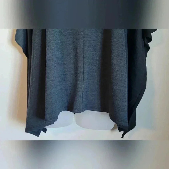 GAP Fit Hooded Oversize Poncho, navy blue, size small - Picture 4 of 13